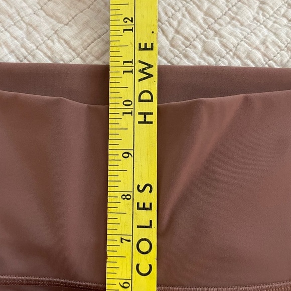 Lululemon Wunder Under High-Rise Crop 21" *Luxtreme Mesh Red Dust Size 12 - Picture 11 of 12